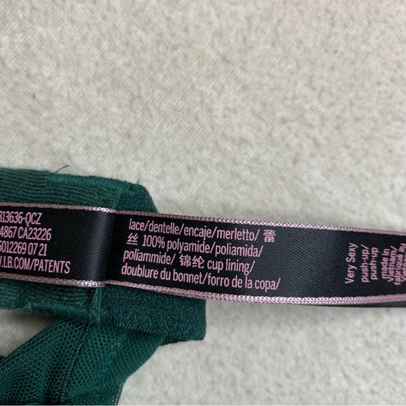Victoria’s secret Very Sexy Push-Up forest green bra size‎ 34D - Picture 4 of 7